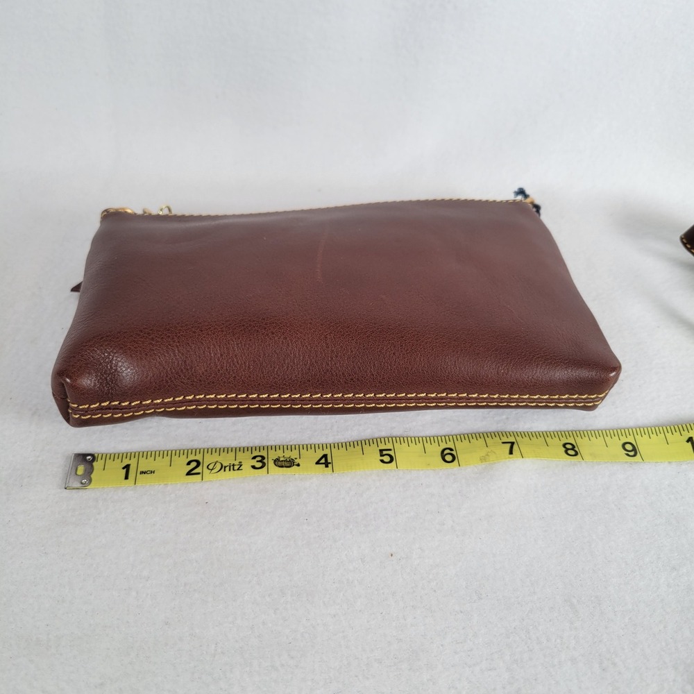 Dooney & Bourke Womens Florentine Leather Multi Crossbody Bag Size Small Brown - Picture 4 of 9
